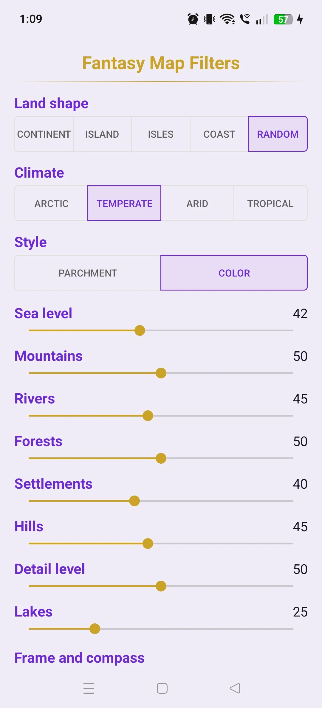 Fantasy World Generator: the fantasy map generator